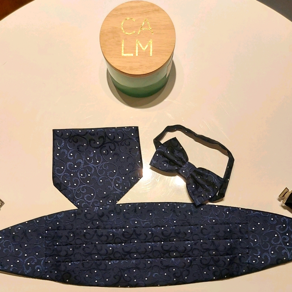 Bow Tie Set Men Fashion